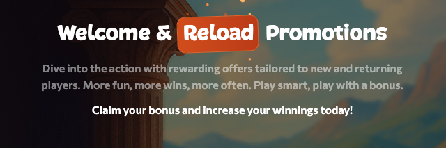 Προωθήσεις καλωσορίσματος και reload στο Aphrodite Casino